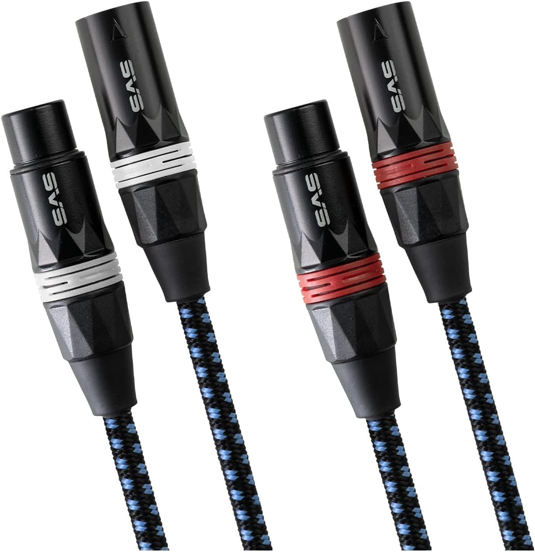 SVS SoundPath Balanced XLR Audio Cable - 3.28 ft. 1m (Pair)