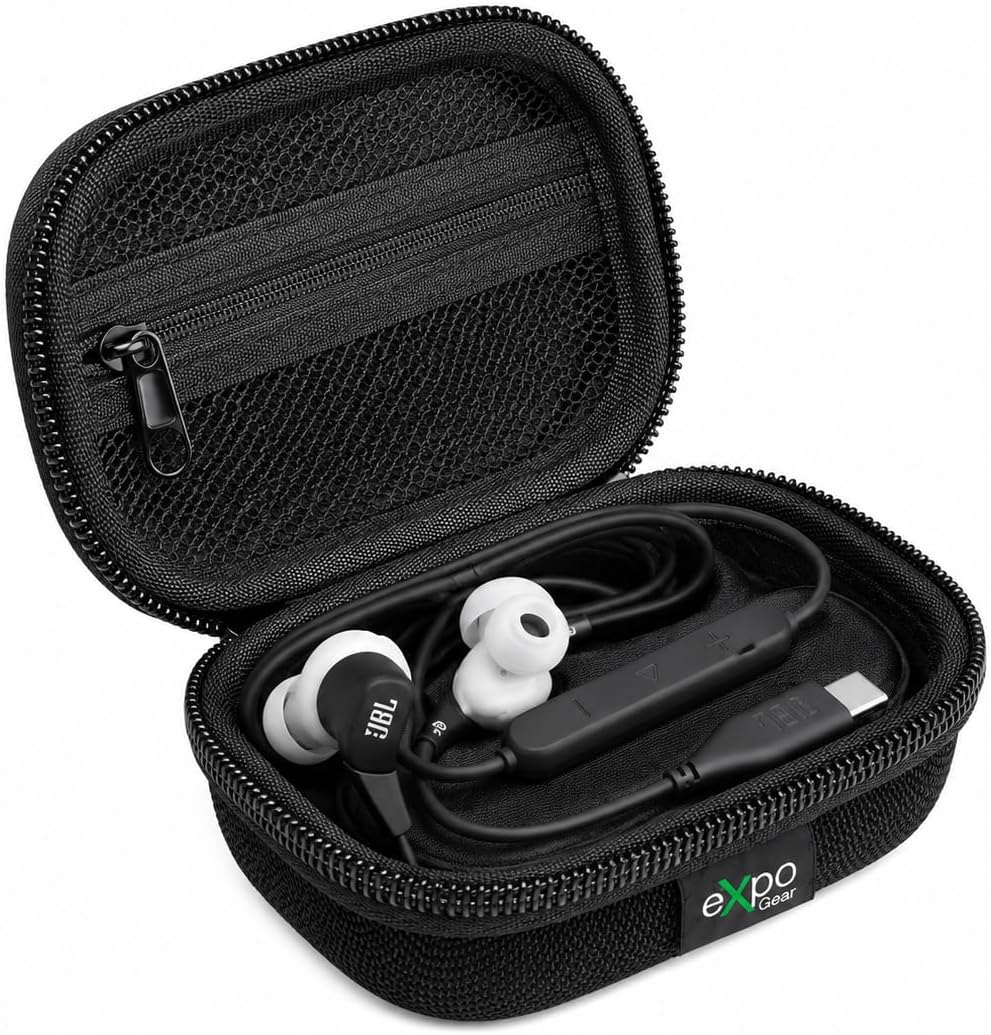 JBL Endurance Run 3 USB-C Sport Headphones with Case Black (Bundle)
