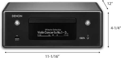 Denon Receiver RCD-N10 with Polk Audio Signature S10E Bookshelf Speakers 
