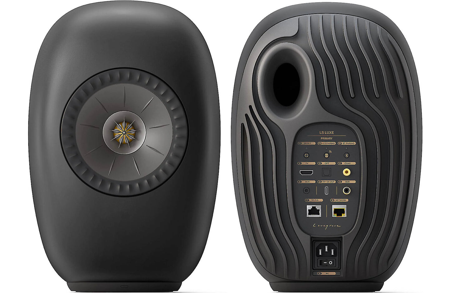 KEF LS LUXE Powered Stereo Speakers with Wi-Fi, Bluetooth, Google Cast, and Apple AirPlay 2