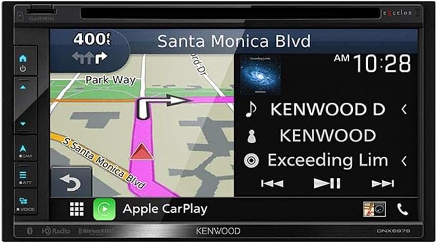 Kenwood Excelon DNX697S 6.8" Clear Resistive Touch Panel Navigation DVD Receiver