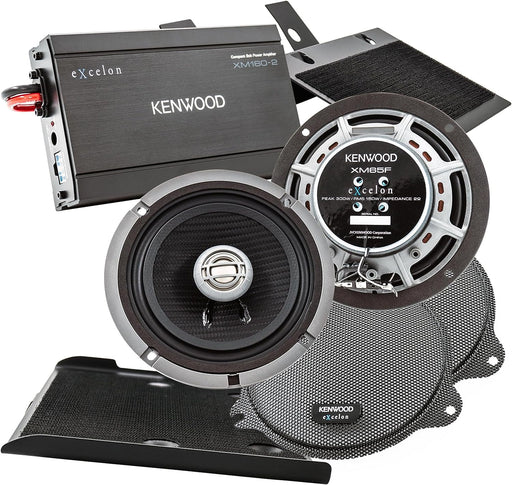 Kenwood Excelon P-HD1F Front Audio Kit for Select 2014-Up Harley-Davidson Motorcycles