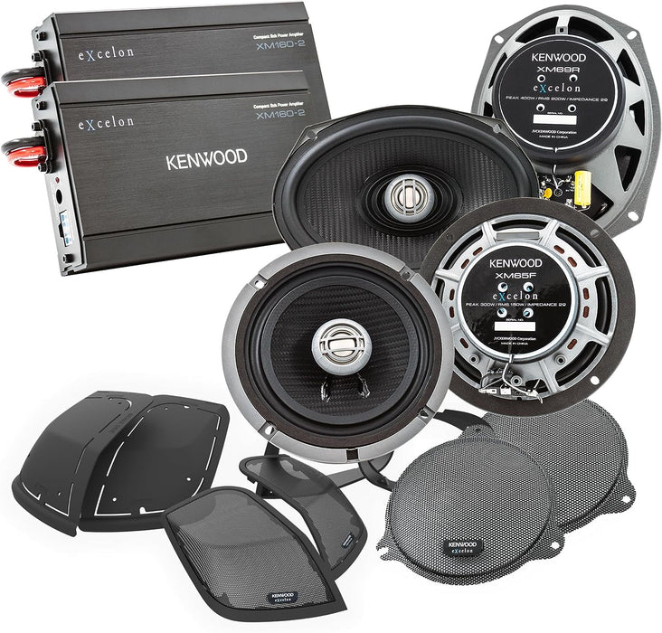 Kenwood Excelon P-HD3FR Audio Kit for Select 2014-Up Harley-Davidson Motorcycles