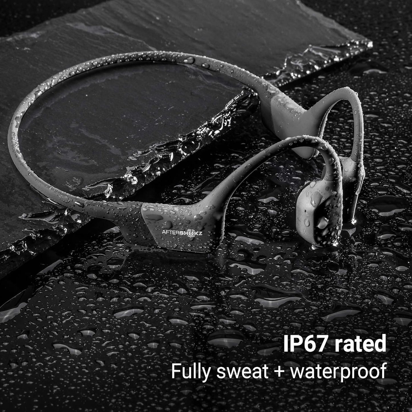 Aftershokz Aeropex Open - Ear Bluetooth Bone Conduction Sport Headphones Sweat Resistant Wireless Earphones - electronicsexpo.com - Headphones