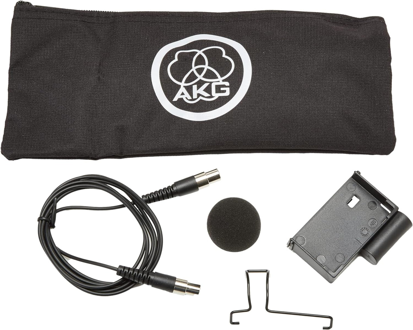 AKG Pro Audio C519 ML Professional Miniature Clip - On Condenser Microphone with Mini XLR to Mini XLR Cable and A400 Adapter Plate - electronicsexpo.com - Microphones
