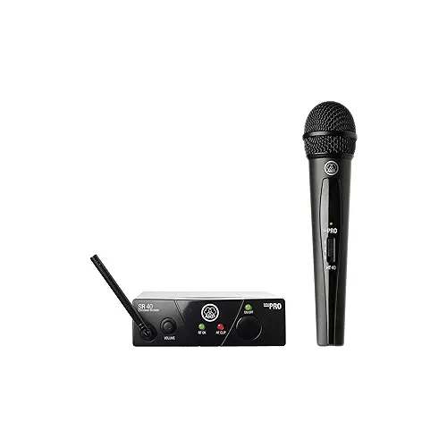 AKG Pro Audio WMS40MINI Vocal Set Band US25D Wireless Microphone System - electronicsexpo.com - Microphones