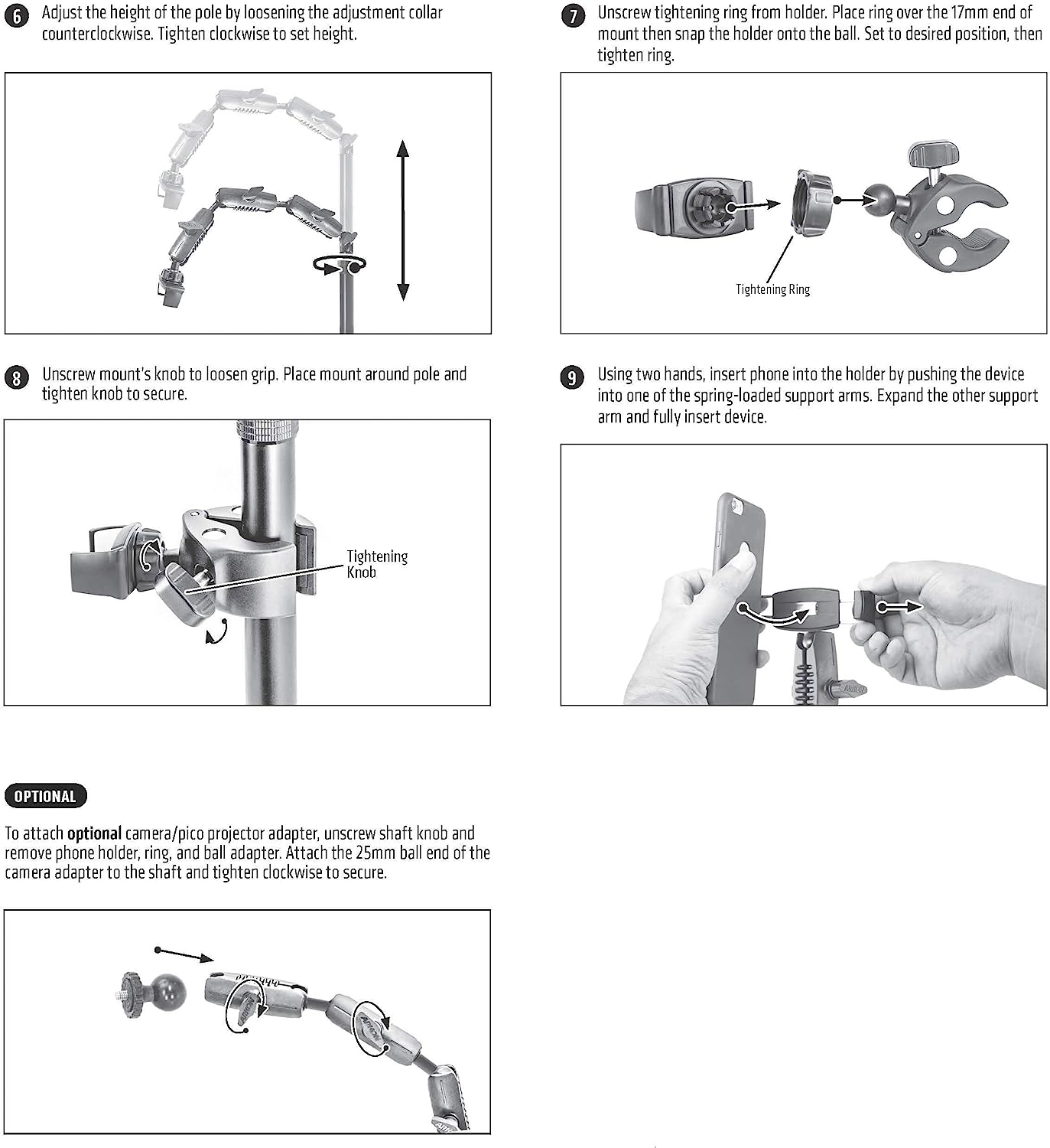 Arkon Cookie Decorators Mount for Phones and Pico Projectors - electronicsexpo.com - Podcasting Accessories