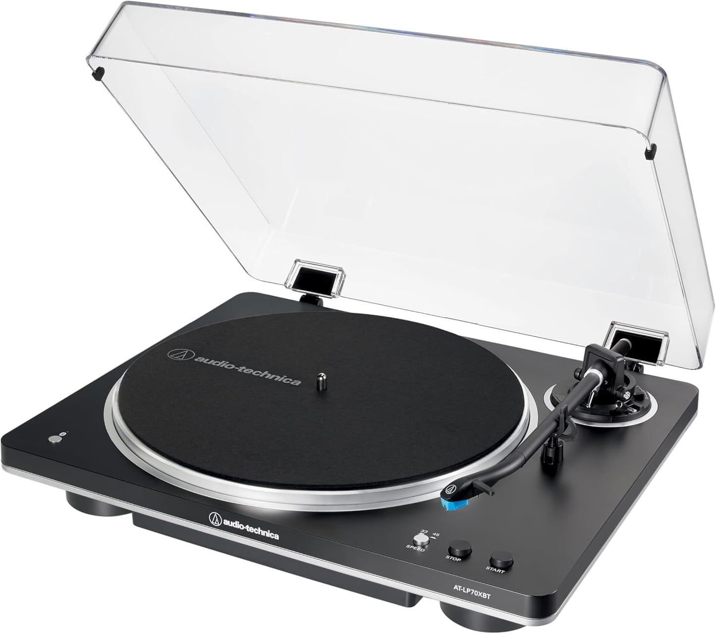 Audio - Technica AT - LP70XBT - BS Wireless Turntable (Black/Silver) - electronicsexpo.com - Turntables