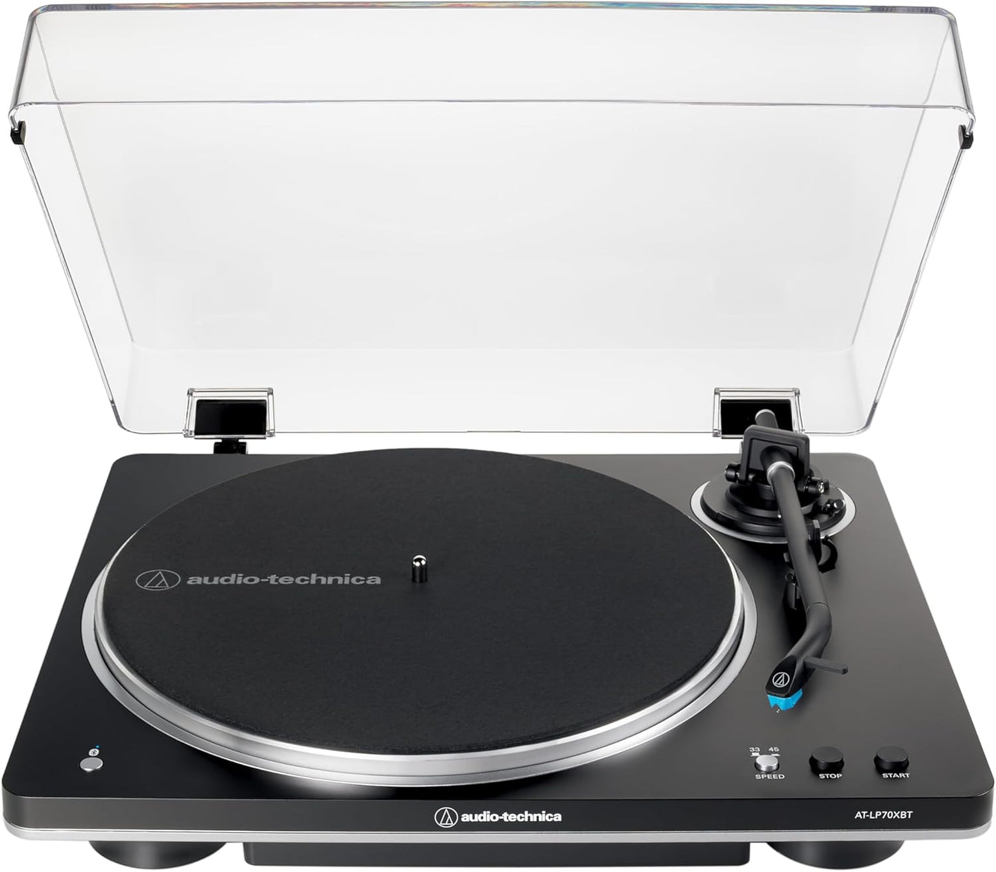Audio - Technica AT - LP70XBT - BS Wireless Turntable (Black/Silver) - electronicsexpo.com - Turntables