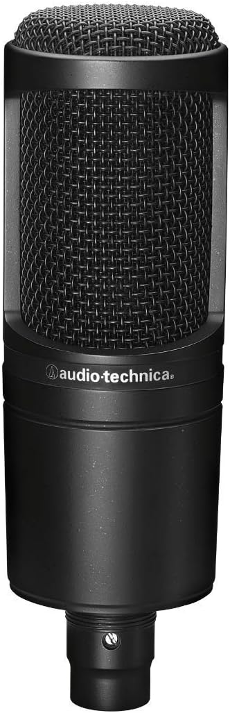 Audio - Technica AT2020 Large - Diaphragm Cardioid Condenser Microphone - electronicsexpo.com - Microphones