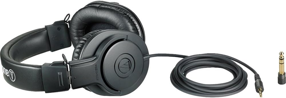 Audio - Technica ATH - M20X Professional Studio Monitor Headphones - electronicsexpo.com - Pro Headphones