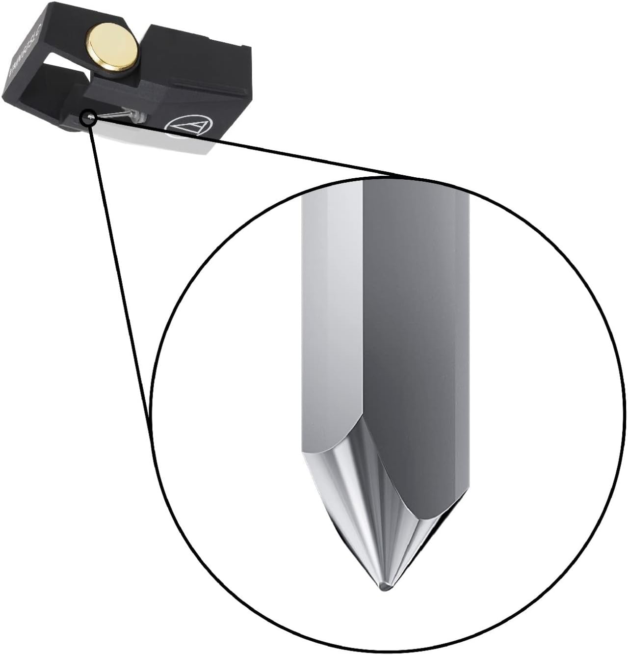 Audio - Technica VMN60SLC Replacement Turntable Stylus (Black) - electronicsexpo.com - Cartridges