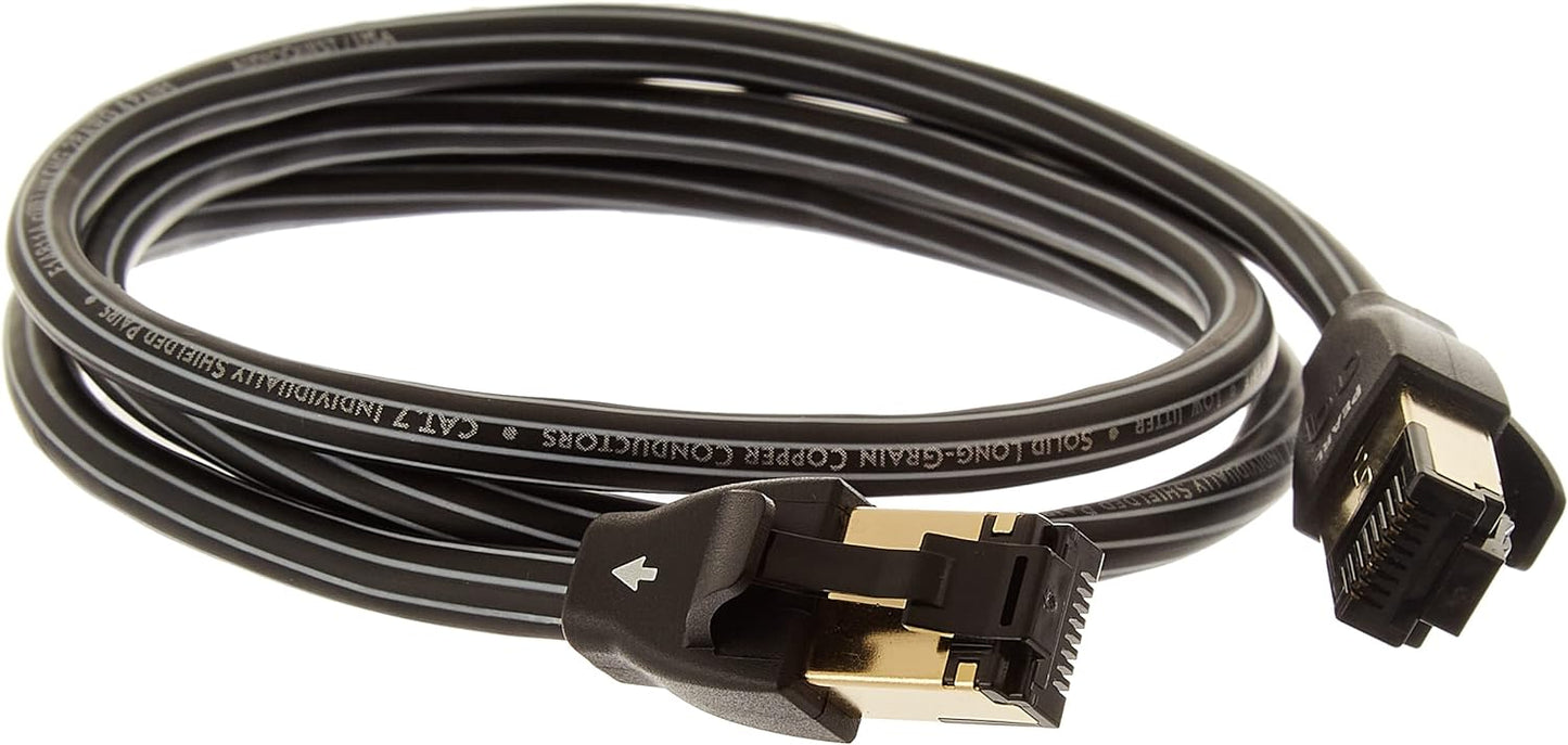 AudioQuest 0.75 m RJ/E Pearl Cat 7 Black Networking Cable - electronicsexpo.com - HDMI Wires / Interconnects