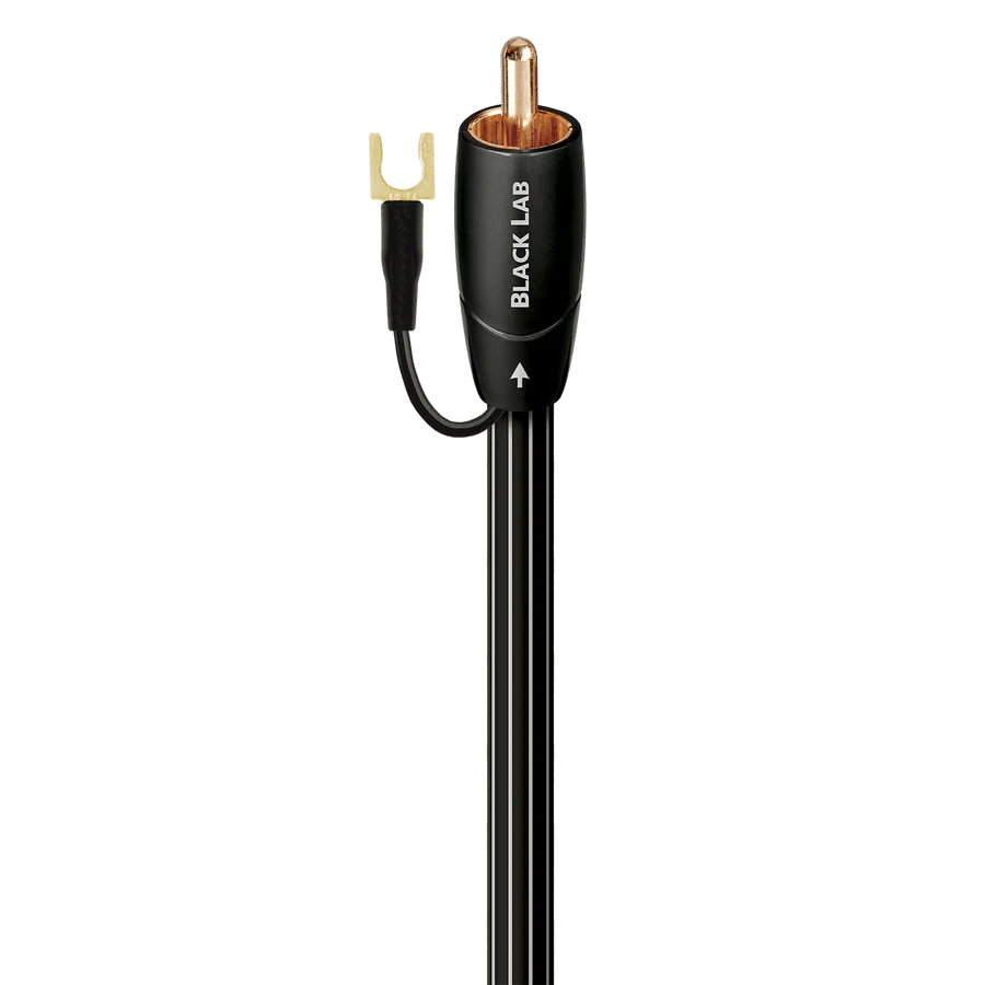 AudioQuest Black Lab RCA Low - Frequency Subwoofer Audio Interconnect - electronicsexpo.com - Subwoofer Cables