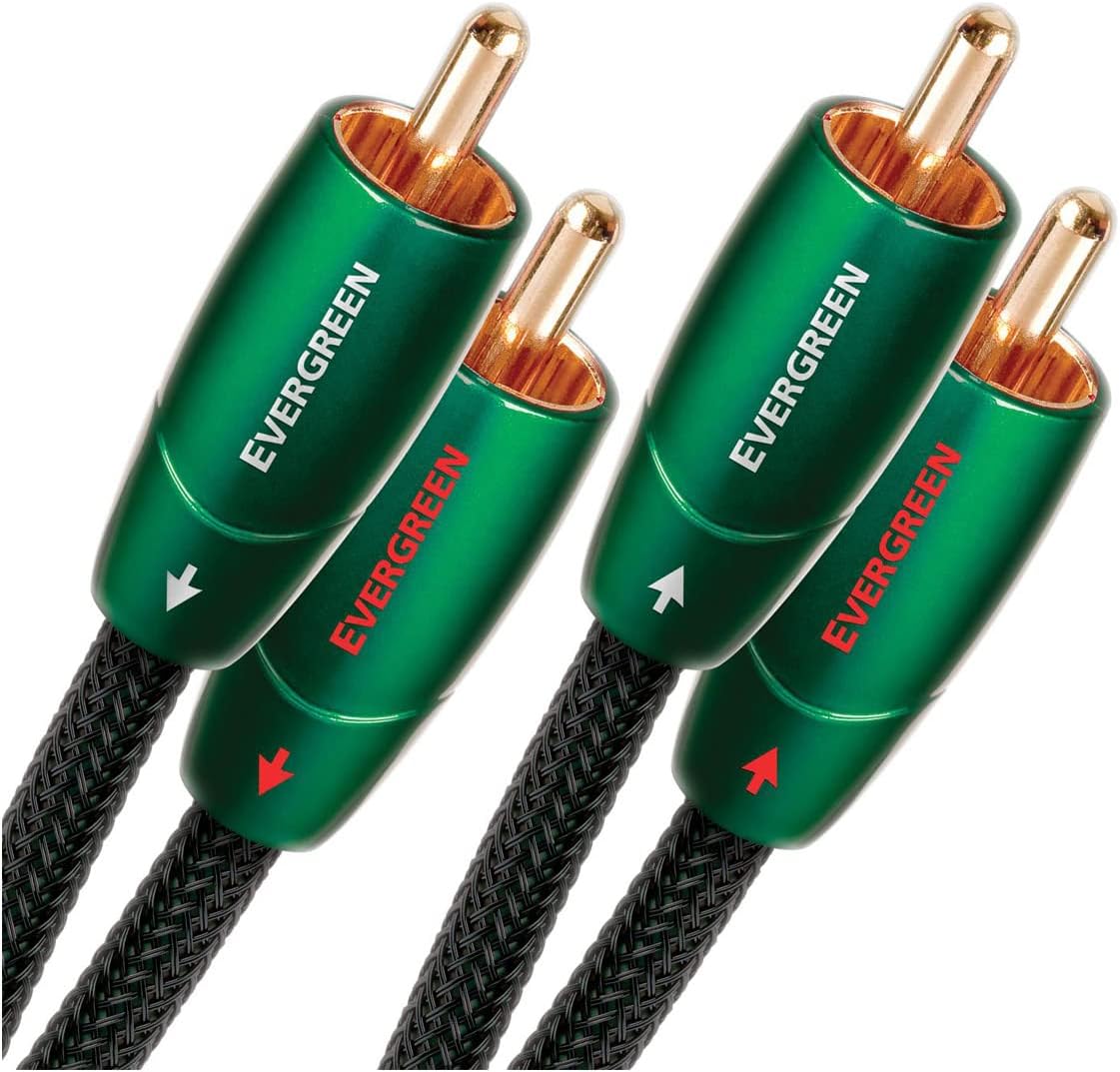 AudioQuest Evergreen 1m 3.28ft RCA to RCA 1m 3'4" - electronicsexpo.com - HDMI Wires / Interconnects