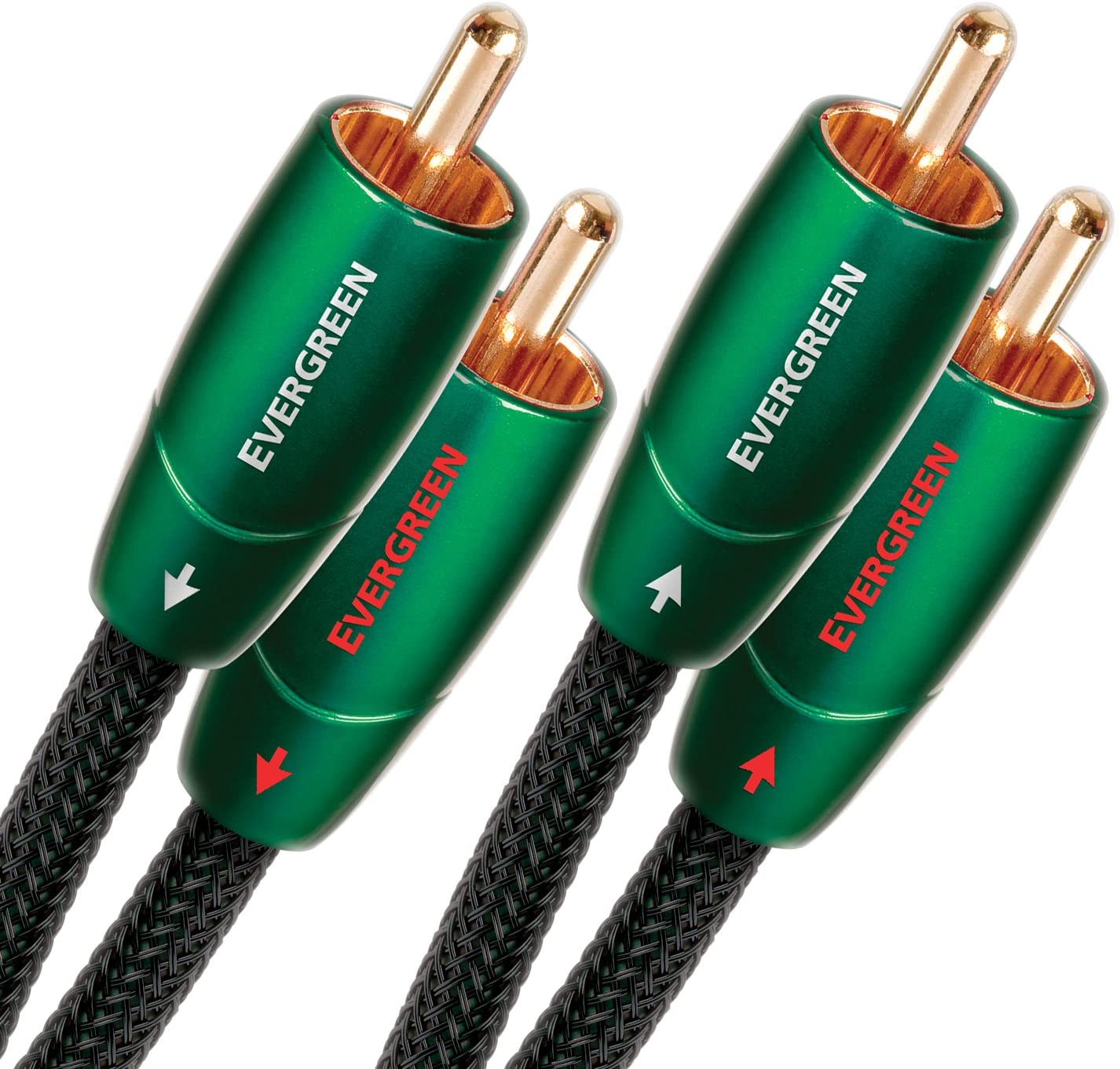AudioQuest Evergreen Stereo Cable with 4 RCA Connectors (0.6 m) - electronicsexpo.com - HDMI Wires / Interconnects