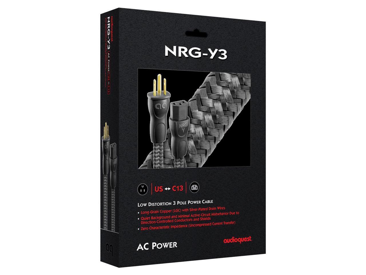 AudioQuest NRG - Z3 High - Performance Low - Distortion 3 - Pole AC Power Cable, IEC C13 connector - electronicsexpo.com - Accessories