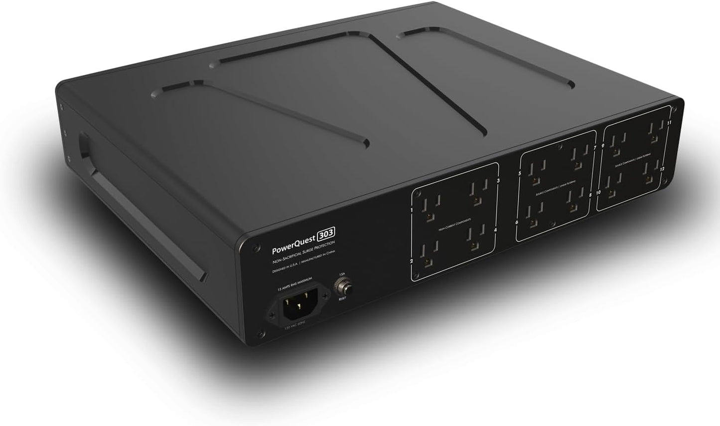AudioQuest PowerQuest 303 Power Line Conditioner and Surge Protector - electronicsexpo.com - Power Protection