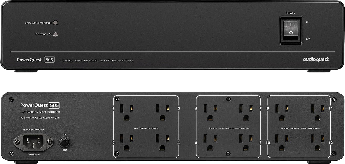 AudioQuest PowerQuest 505 Power Line Conditioner and Surge Protector - electronicsexpo.com - Power Protection