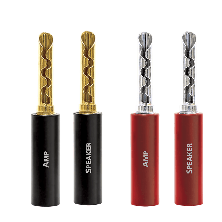 AudioQuest SureGrip100 BFA 8 - Pack Banana Connectors with Allen Wrench Phillips Screwdriver - electronicsexpo.com - Speaker Cables