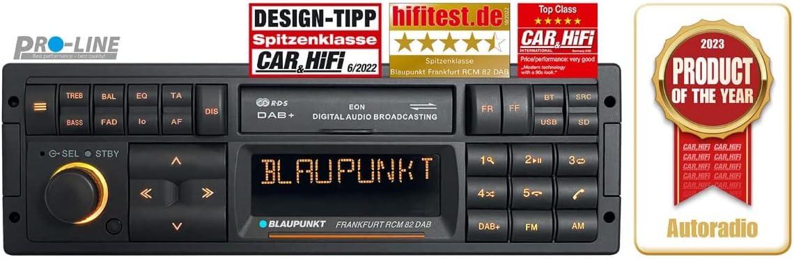 Blaupunkt Frankfurt RCM 82 DAB Vintage Car Radio DAB Bluetooth - electronicsexpo.com - Car Stereo Receivers