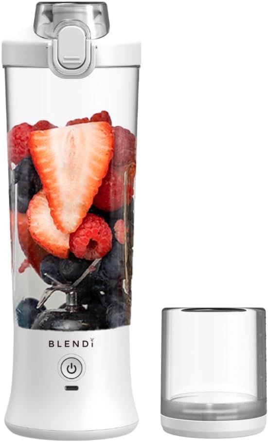 BLENDi X Large 24 oz BPA - Free USB Rechargeable Personal Travel Blender (24oz, White) - electronicsexpo.com - Blenders