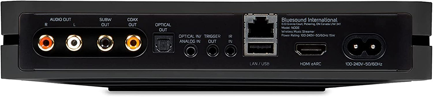 Bluesound Node Wireless Multi - Room High Resolution Music Streamer - Black - electronicsexpo.com - Misc