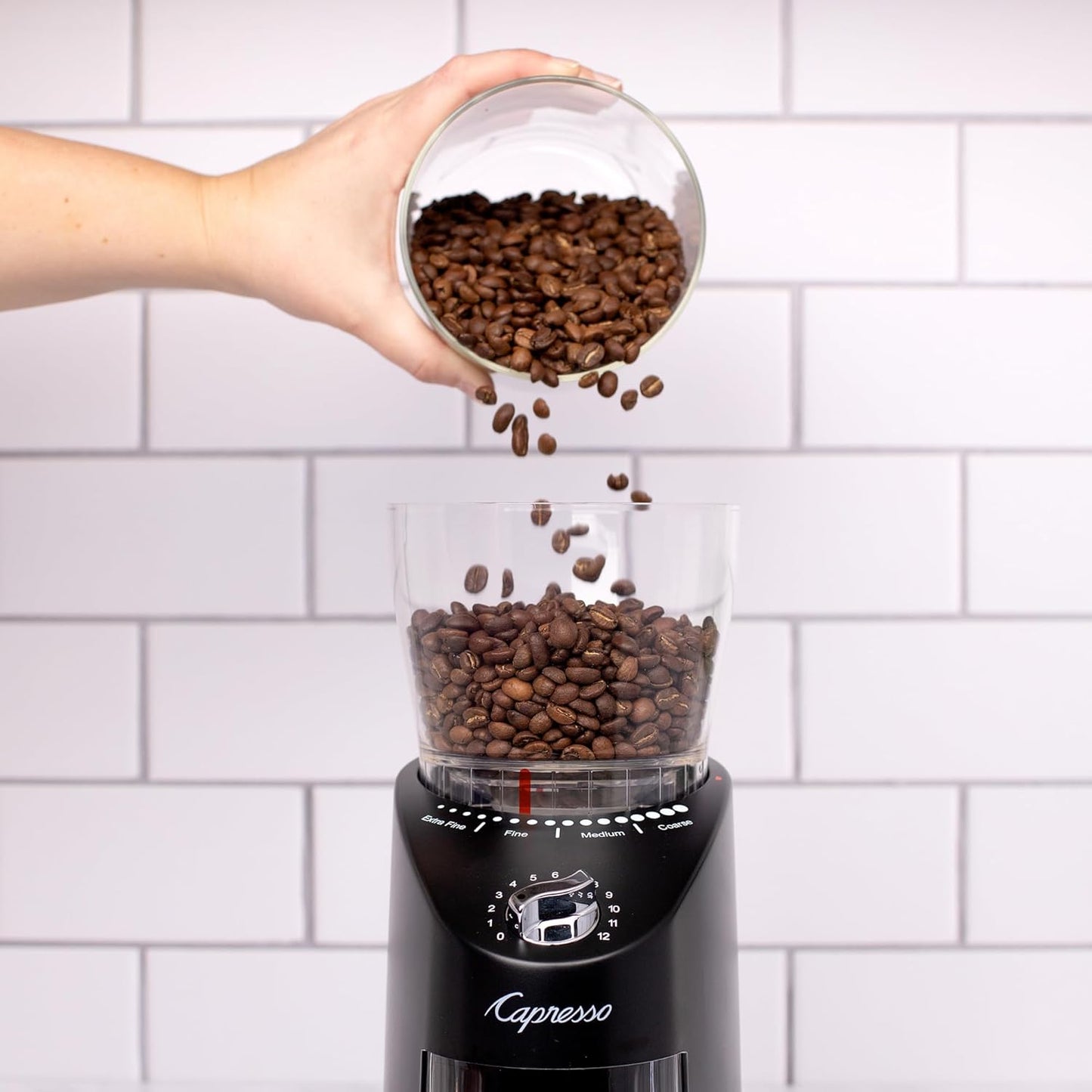 Capresso Infinity Plus Conical Burr Grinder (Black) - electronicsexpo.com - Coffee Grinders