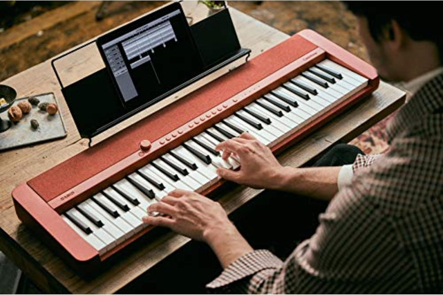 Casio CT - S1 61 - Key Portable Keyboard (Red) - electronicsexpo.com - Portable Keyboards