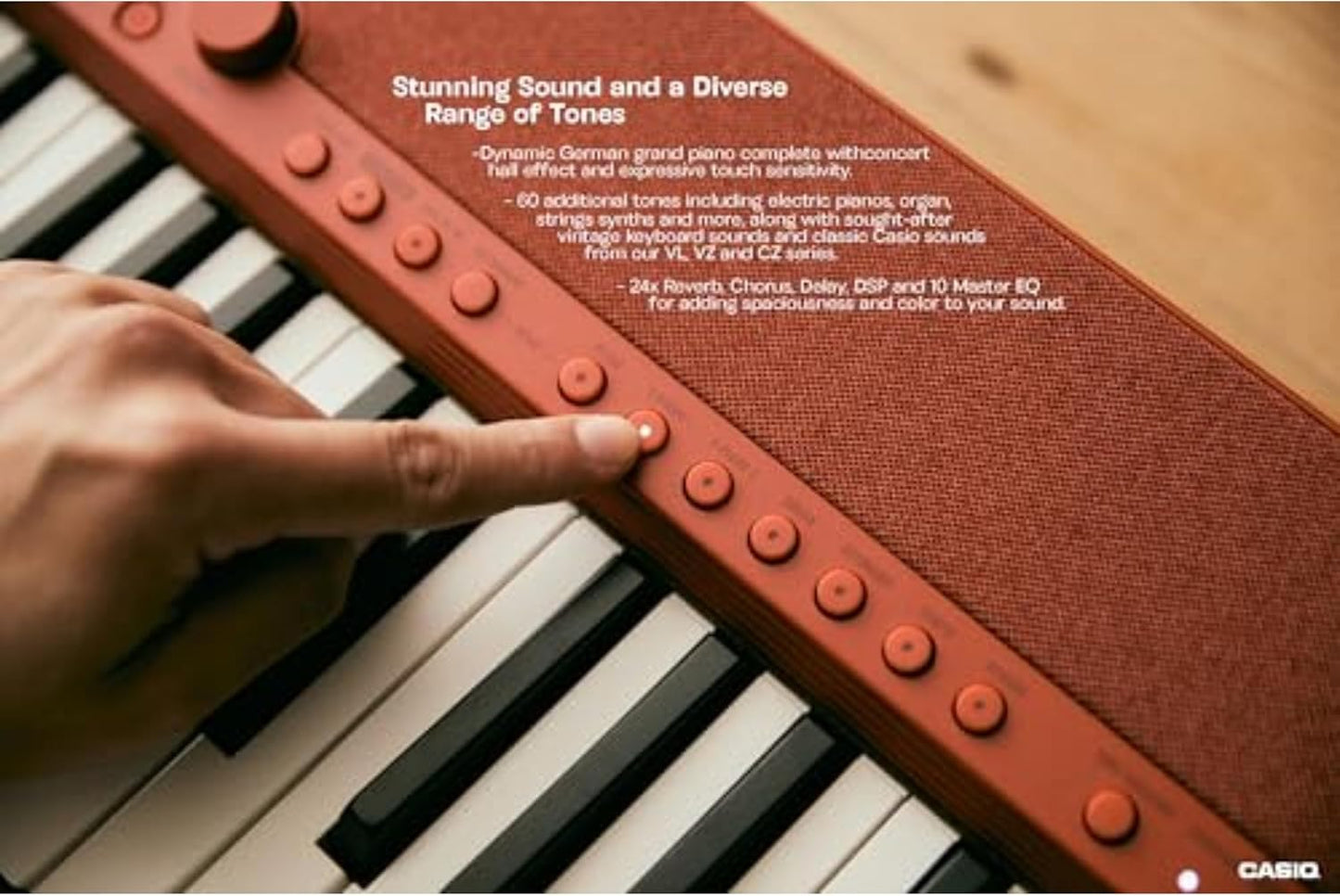 Casio CT - S1 61 - Key Portable Keyboard (Red) - electronicsexpo.com - Portable Keyboards