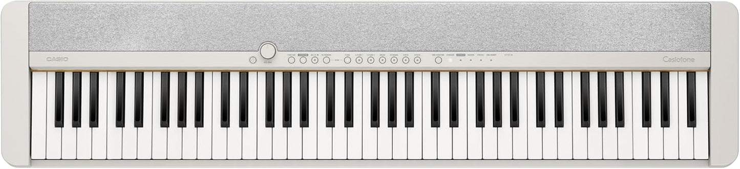Casio CT - S1 - 76 76 - Key Touch - Sensitive Portable Keyboard (White) - electronicsexpo.com - Portable Keyboards