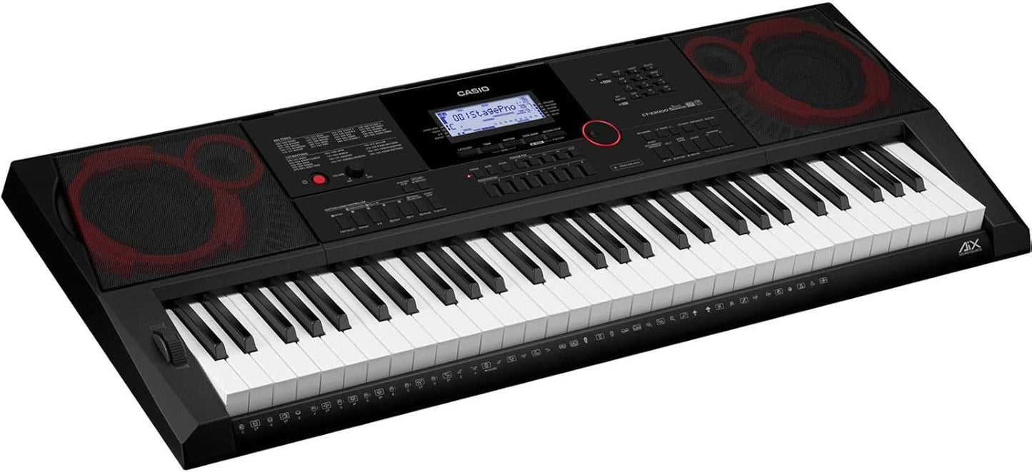 Casio CT - X3000 61 - Key Portable Arranger Keyboard (Black) - electronicsexpo.com - Portable Keyboards