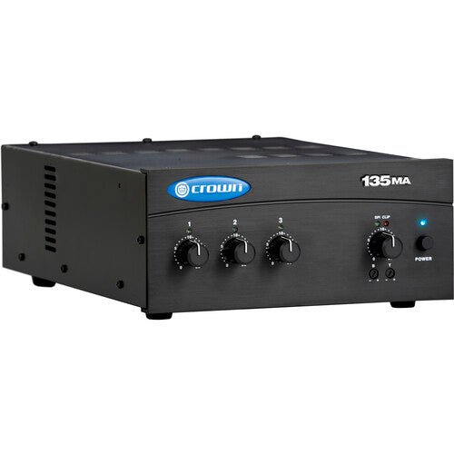 Crown Audio 135MA 3 x 1 35W Commercial Mixer/Amplifier - electronicsexpo.com - Power Amplifiers