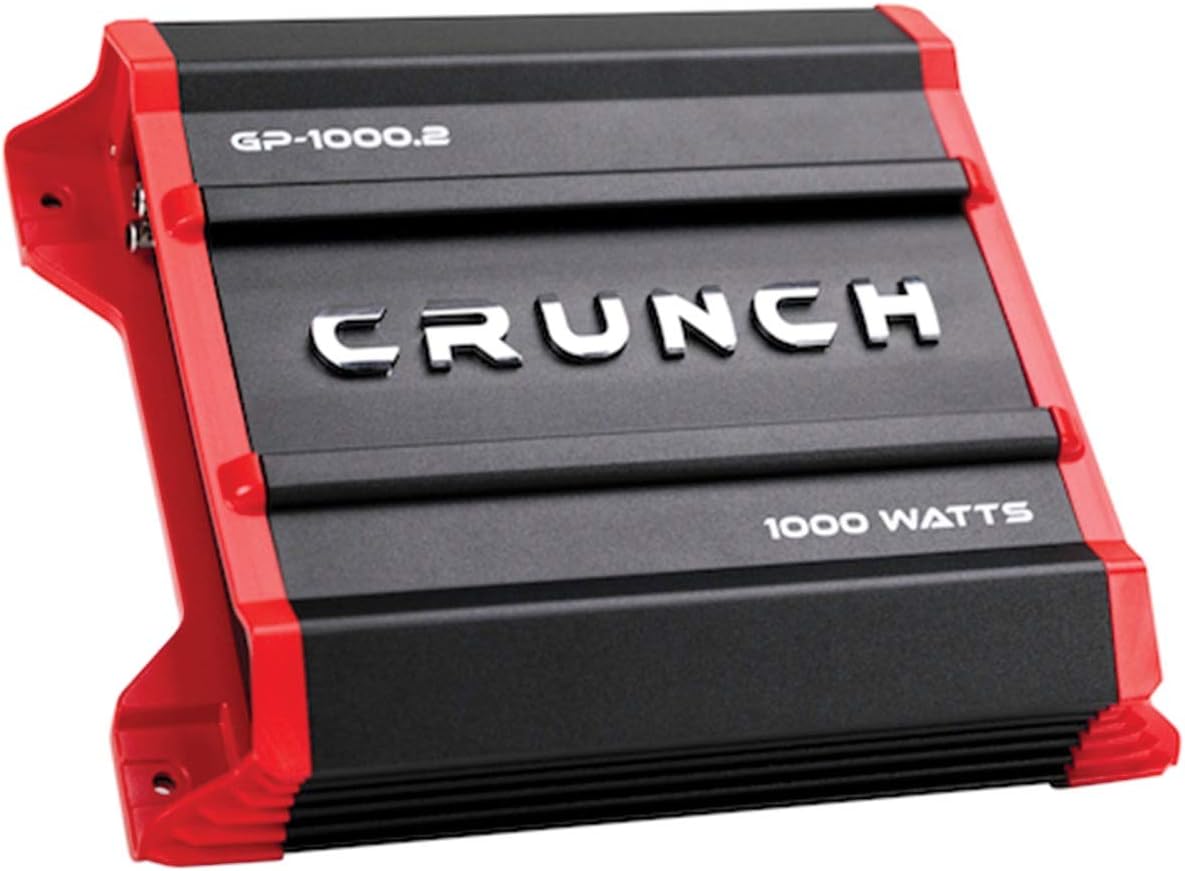 Crunch Ground Pounder GP - 1000.2 1000 Watt 2 Channel Amplifier - electronicsexpo.com - Amplifiers