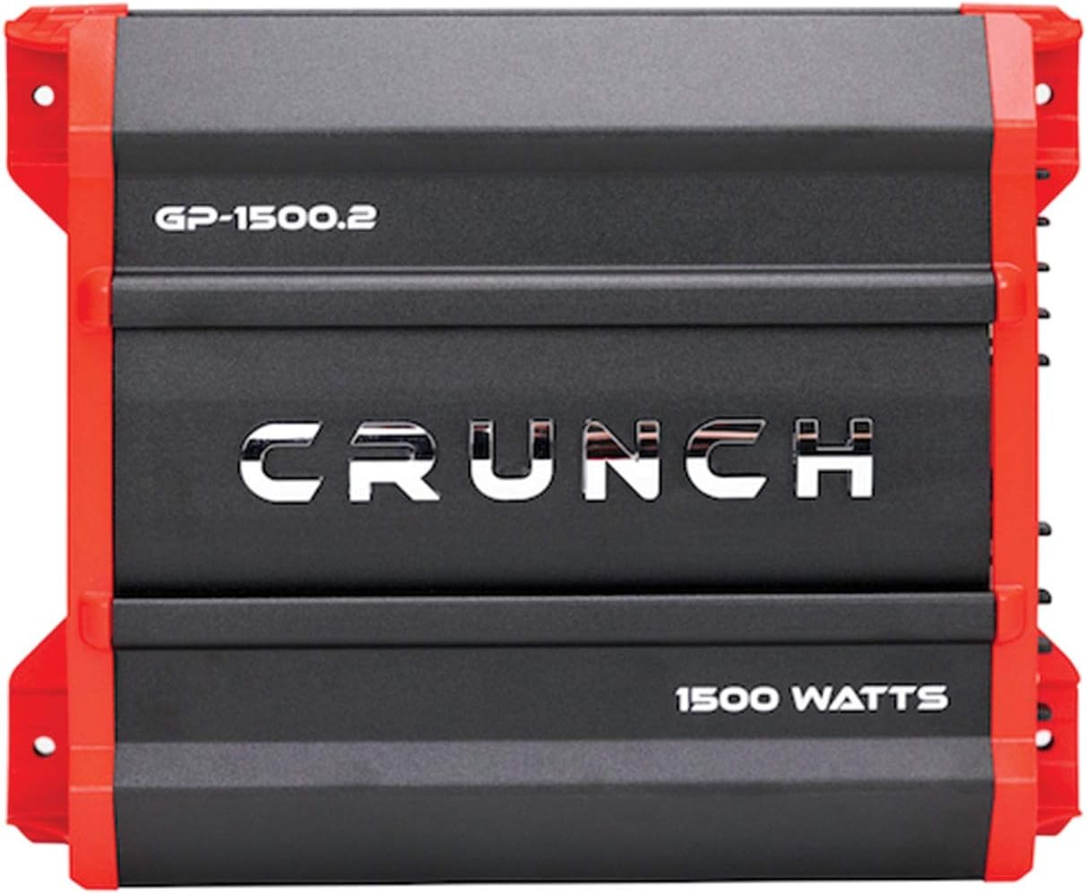 Crunch Ground Pounder GP - 1500.2 1500 Watt 2 Channel Amplifier - electronicsexpo.com - Amplifiers