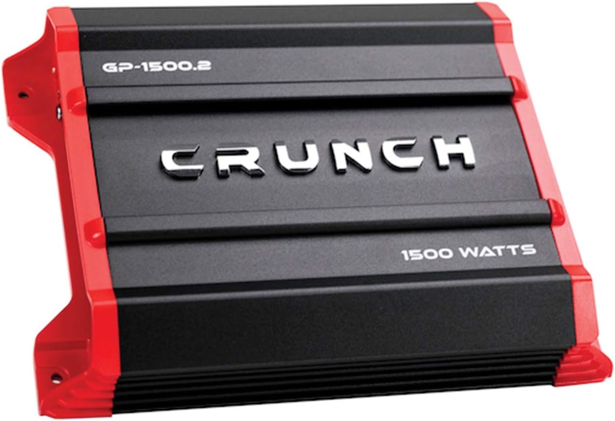 Crunch Ground Pounder GP - 1500.2 1500 Watt 2 Channel Amplifier - electronicsexpo.com - Amplifiers