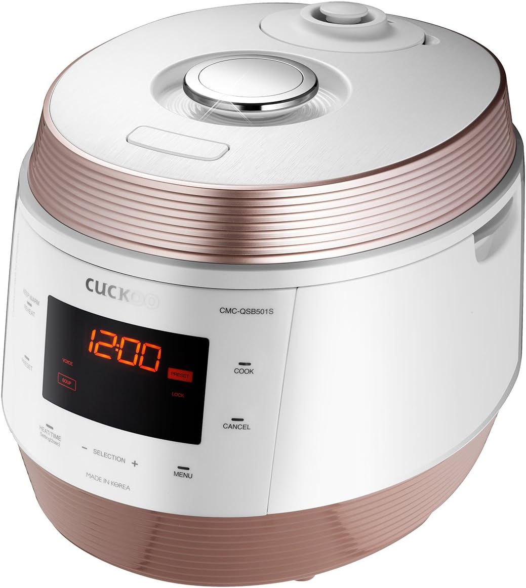 Cuckoo 5QT Electric Pressure Cooker with 10 Menu Options and Stainless Steel Pot - electronicsexpo.com - Rice Cookers