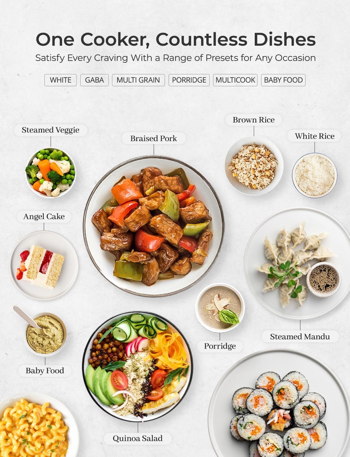 Cuckoo CR - 0675FW 6 - Cup (Uncooked) / 12 - Cup (Cooked) Micom Rice Cooker with Nonstick Inner Pot - electronicsexpo.com - Rice Cookers