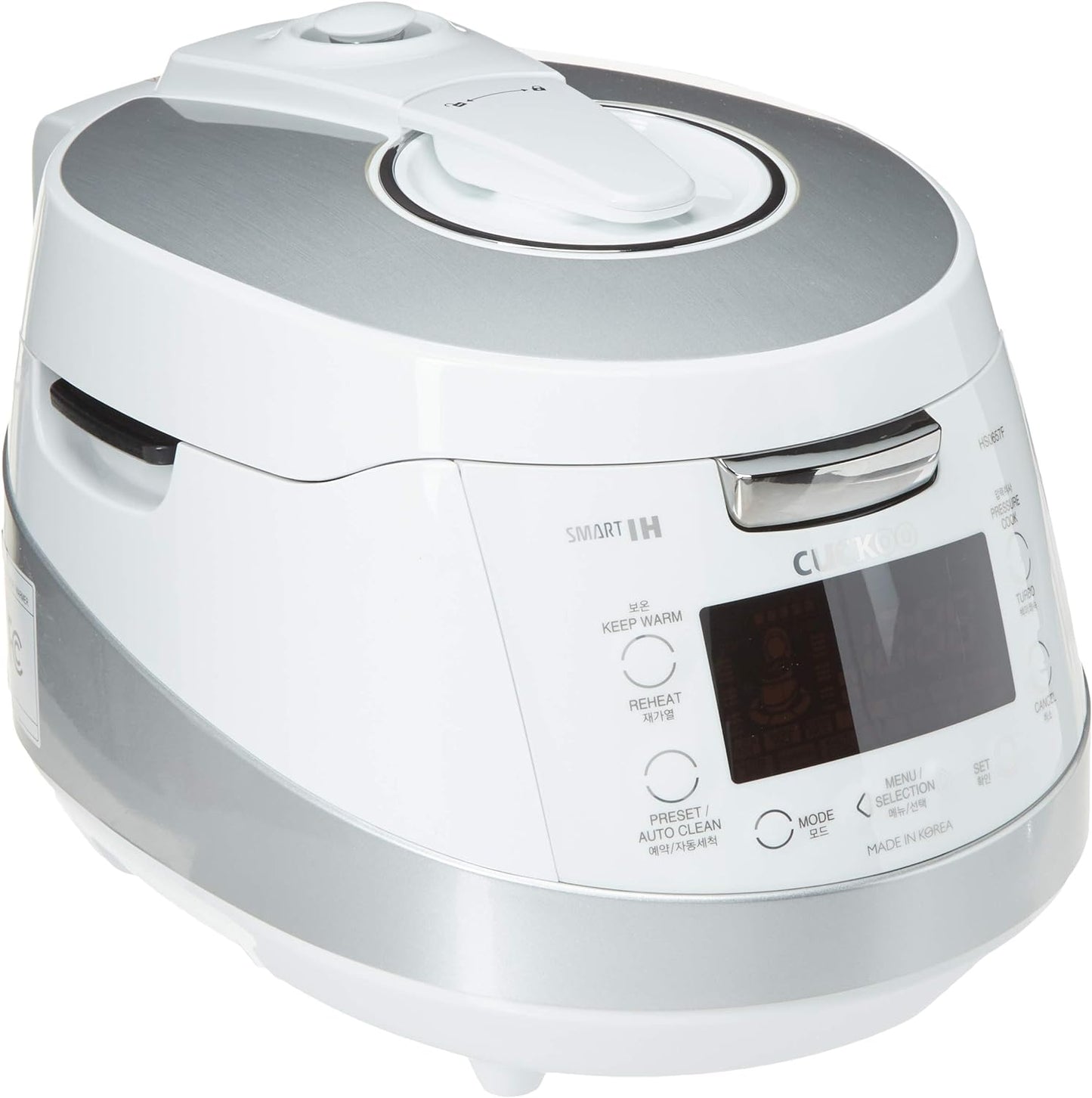 Cuckoo CRP - HS0657F Induction Heating Pressure Rice Cooker 18 Built - In Programs (White/Silver) - electronicsexpo.com - Rice Cookers