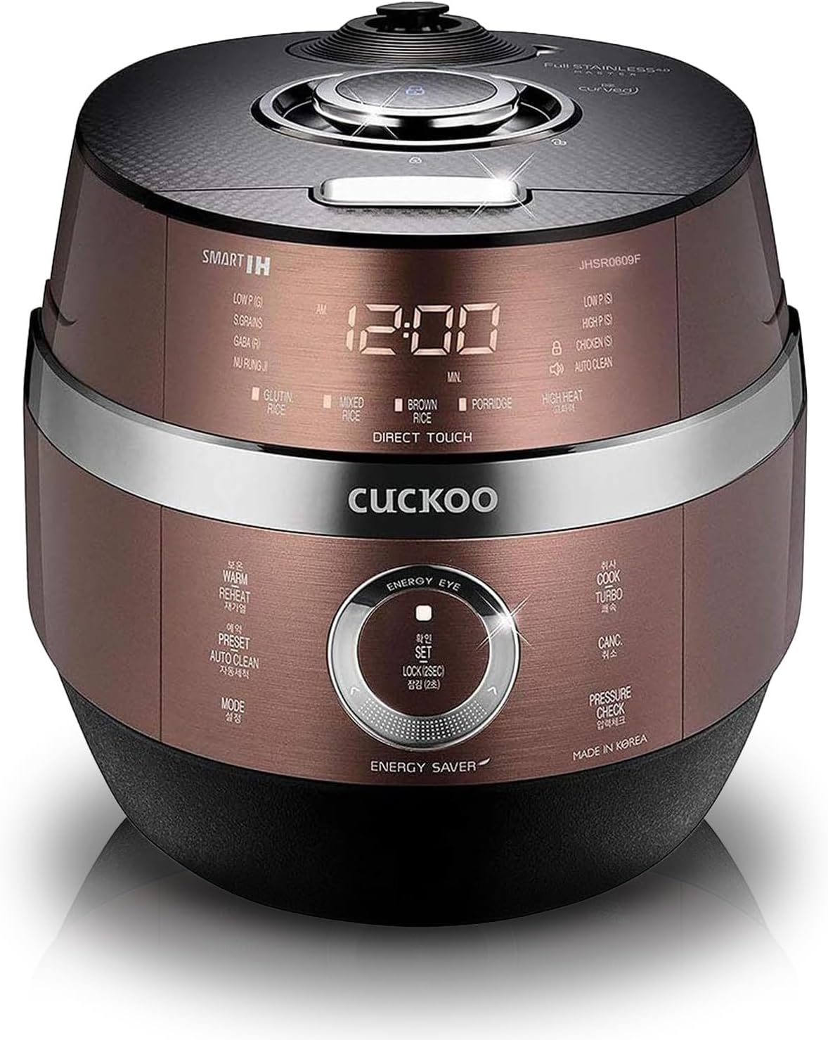 Cuckoo CRP - JHR1009F 10 - Cup (Uncooked) / 20 - Cup (Cooked) Induction Heating Pressure Rice Cooker - electronicsexpo.com - Rice Cookers