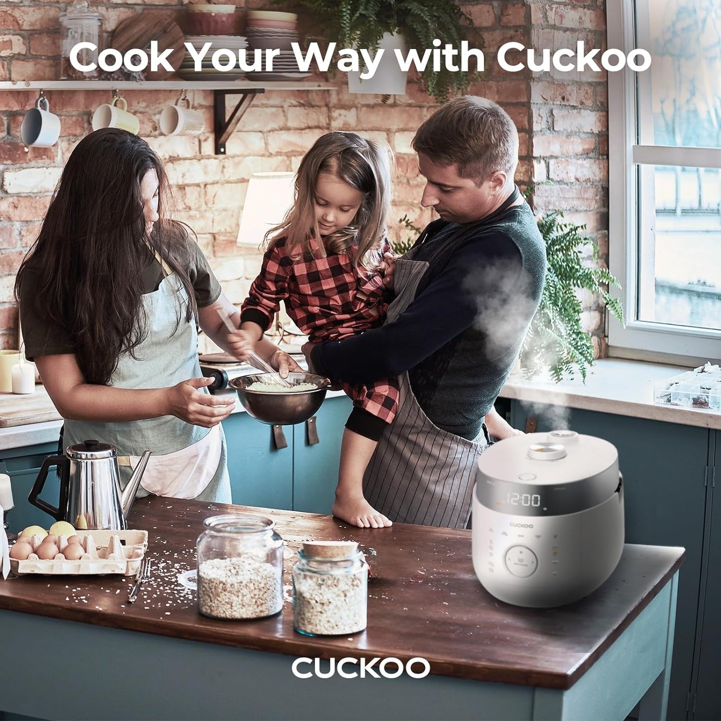Cuckoo CRP - LHTR0609FW Small Stainless Steel Rice Cooker with Induction Heating Dual Pressure & 16+ Menu Options (White) - electronicsexpo.com - Rice Cookers