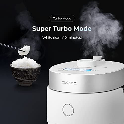 Cuckoo CRP - MHTR0309F 3 - Cup Induction Rice Cooker, Twin Pressure, 15 Modes, Voice Guide, Auto Clean (White) - electronicsexpo.com - Rice Cookers