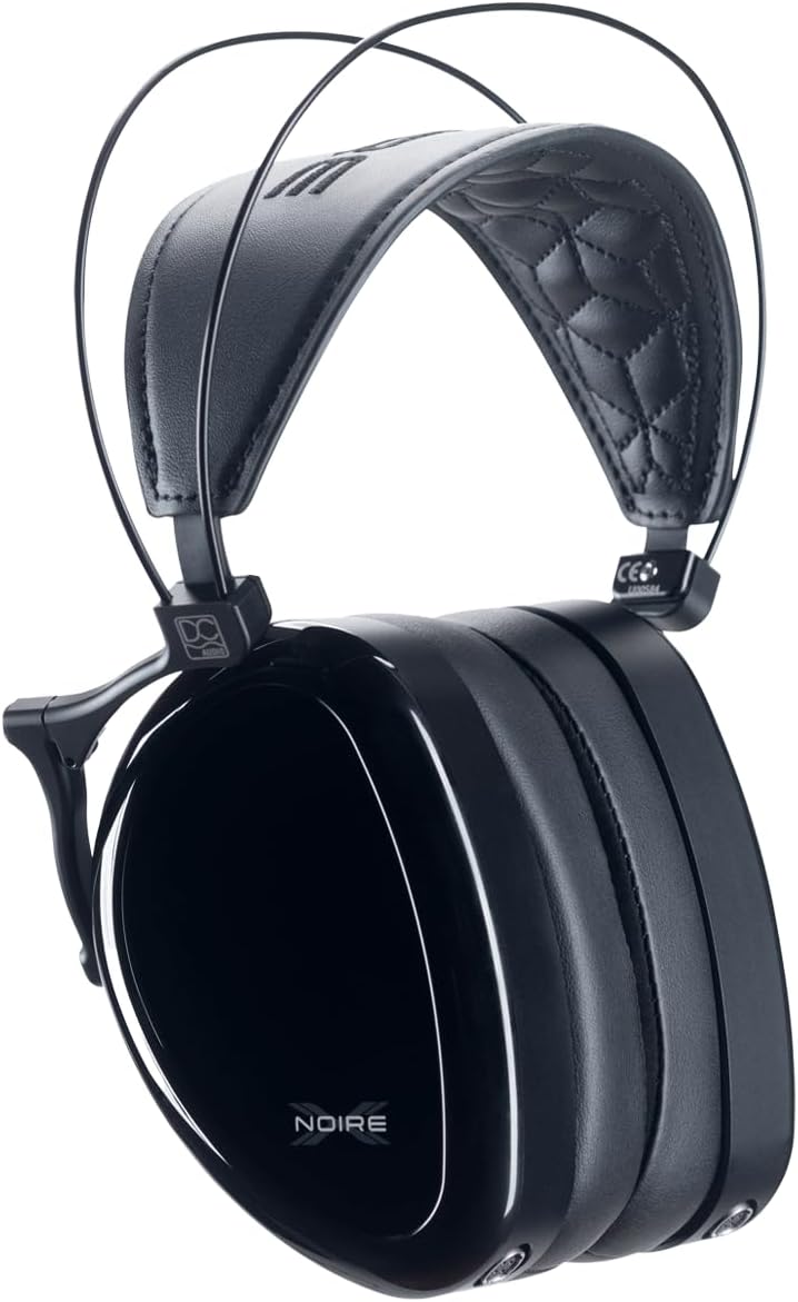 Dan Clark Audio Noire X Planar Closed Back Portable Audiophile Headphones with 2m Dummer 3.5mm/1/4" Cable (Black) - electronicsexpo.com - Headphones