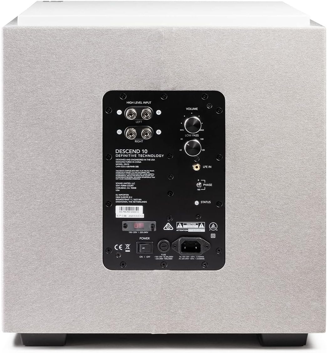 Definitive Technology Descend DN10 10" Subwoofers (2 Subwoofer Bundle) - electronicsexpo.com - Subwoofers