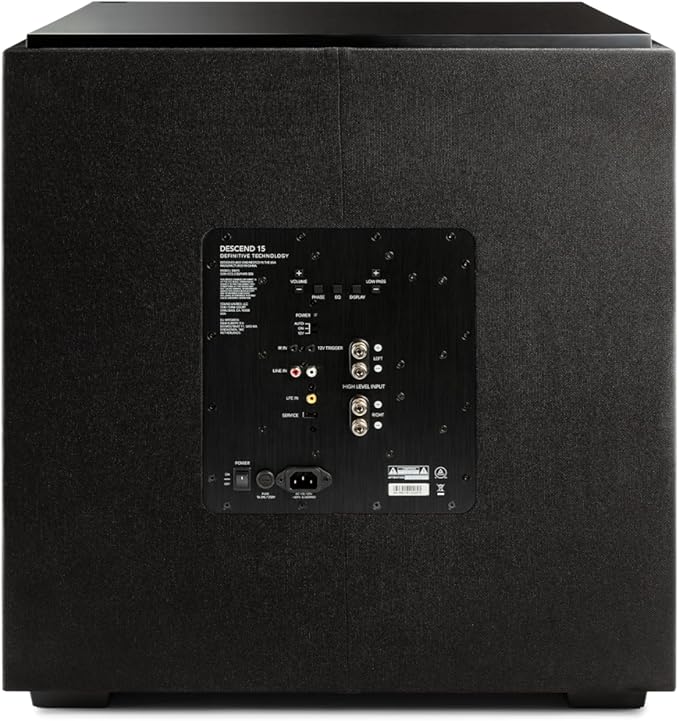 Definitive Technology Descend DN15 15" Subwoofer (Black) - electronicsexpo.com - Subwoofers