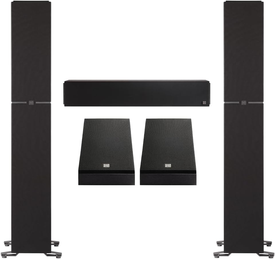 Definitive Technology Dymension 5 - Channel Surround Sound System - Bundle with (2) DM70 Towers, (1) DM20 Center Channel, and (2) DM95 Rear Speakers (Bundle) - electronicsexpo.com - Home Theater Systems & Packages
