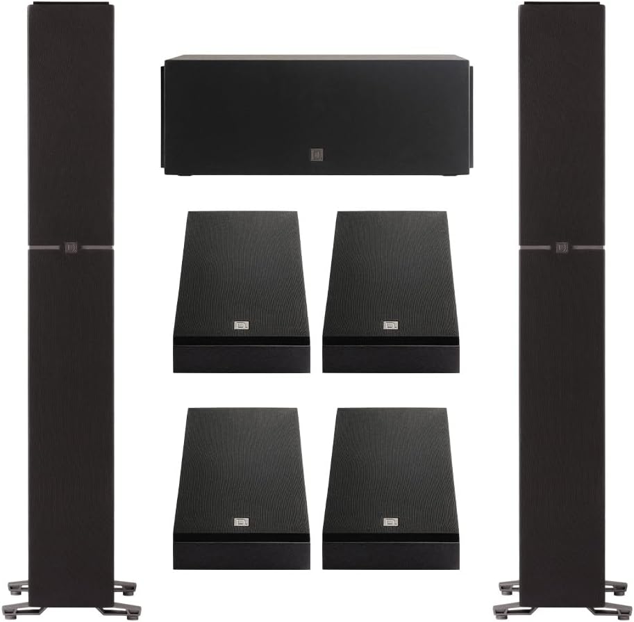 Definitive Technology Dymension 7 - Channel Surround Sound System - Bundle with (2) DM60 Towers, (1) DM10 Center Channel, and (4) DM95 Rear Speakers (Bundle) - electronicsexpo.com - Home Theater Systems & Packages