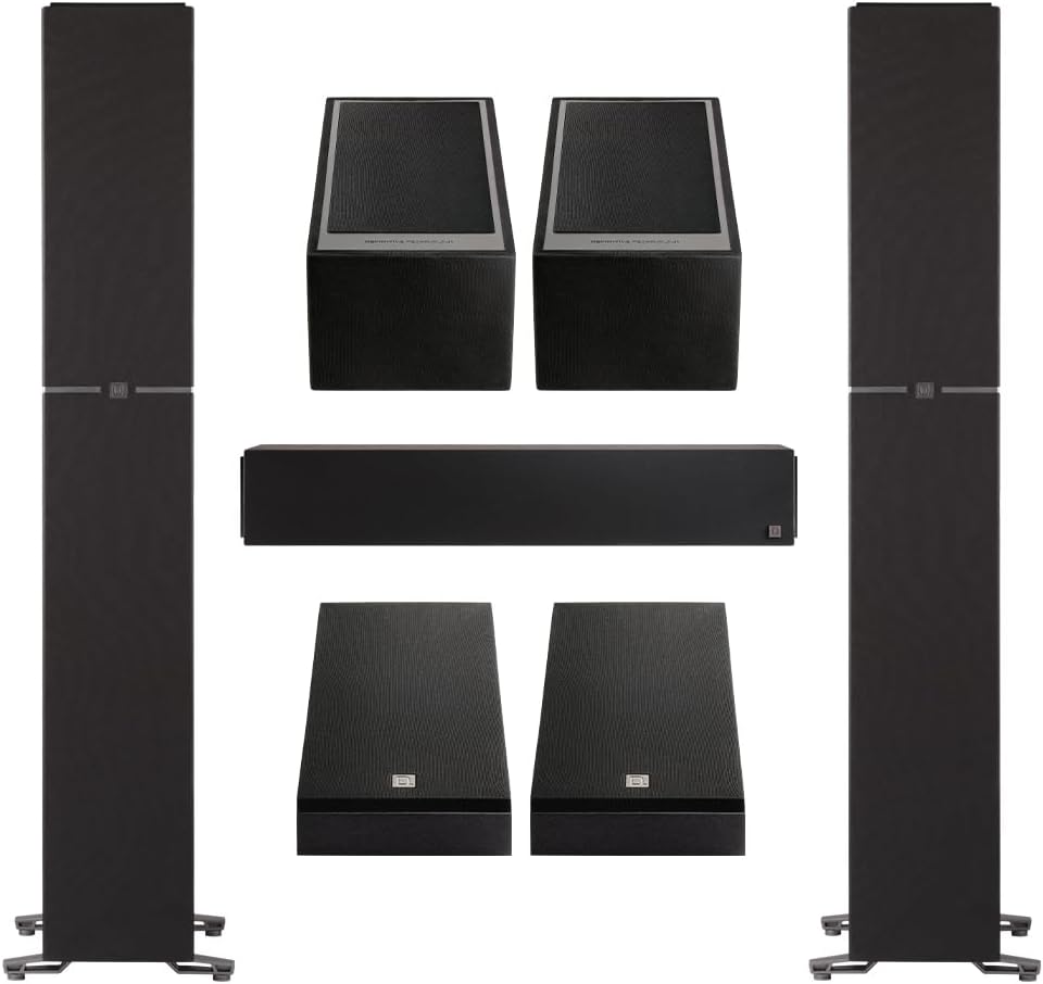 Definitive Technology Dymension Atmos Home Theater System - Bundle with (2) DM70 Towers, (1) DM20 Center Channel, (2) DM95 Rear Speakers and, (2) DM90 Atmos Speakers (Bundle) - electronicsexpo.com - Home Theater Systems & Packages