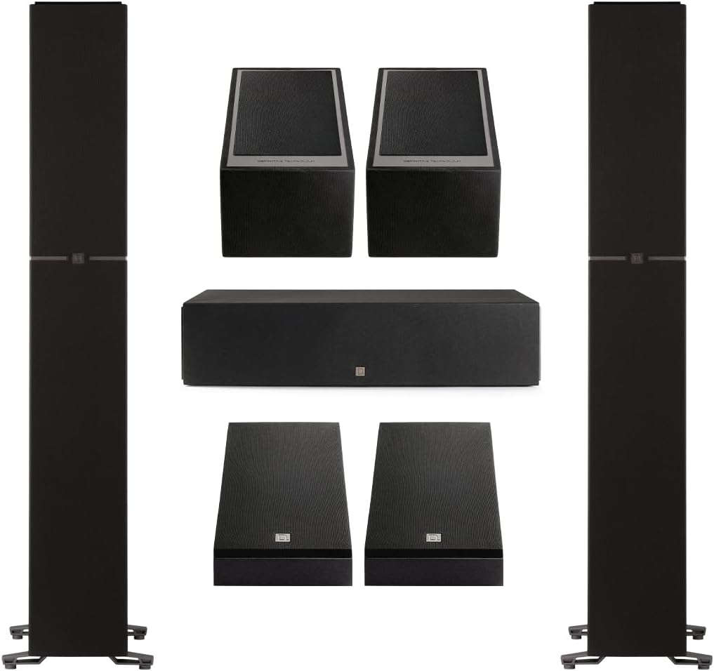 Definitive Technology Dymension Atmos Home Theater System - Bundle with (2) DM80 Towers, (1) DM30 Center Channel, (2) DM95 Rear Speakers and, (2) DM90 Atmos Speakers (Bundle) - electronicsexpo.com - Home Theater Systems & Packages