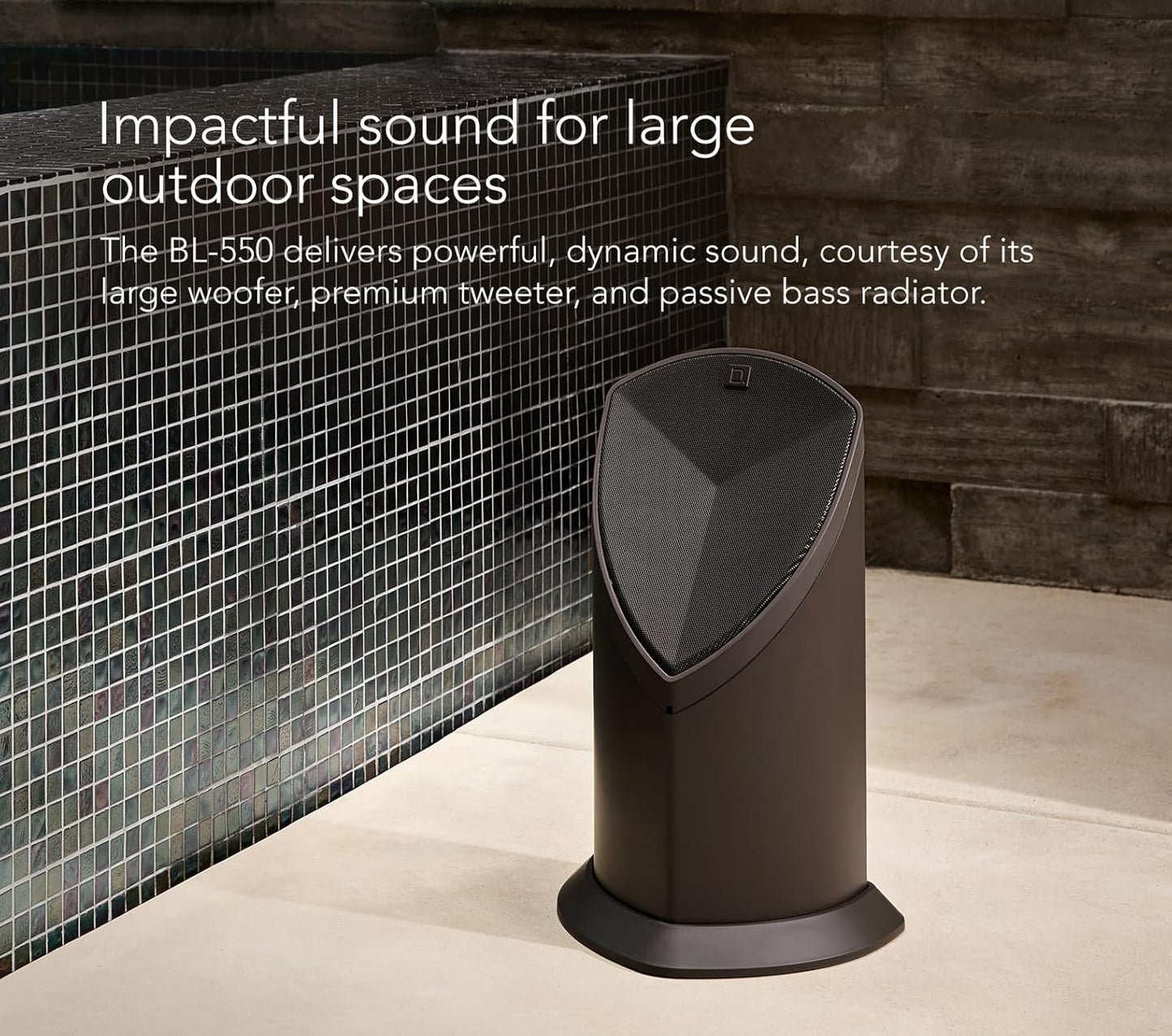 Definitive Technology Dymension BL - 550 Passive 5.25" 2 - Way All - Weather Outdoor Bollard Speaker (Each) - electronicsexpo.com - Outdoor Speakers